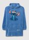 Blue Hooded Robe with Disney Print_0