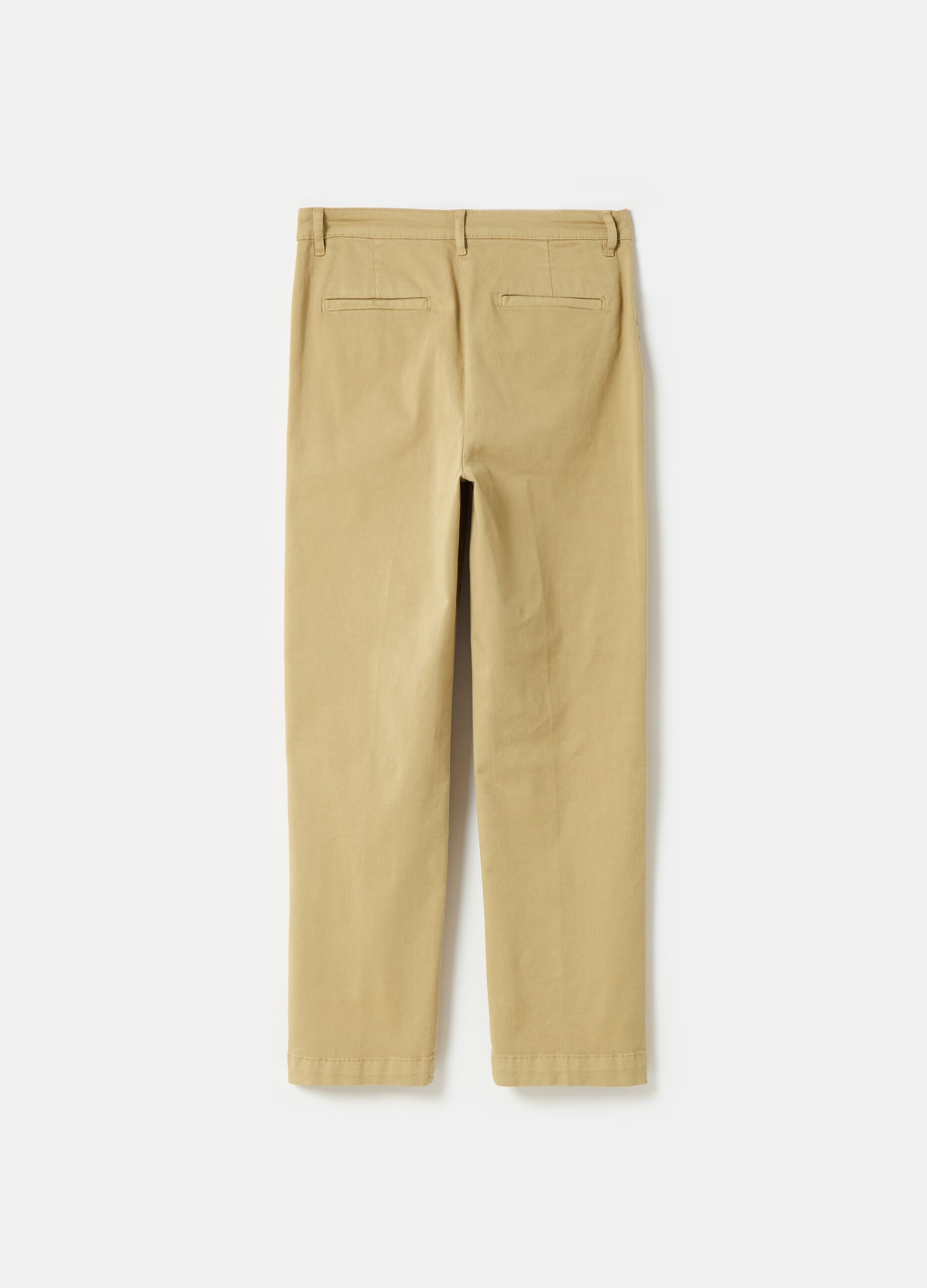 Stretch cotton chinos