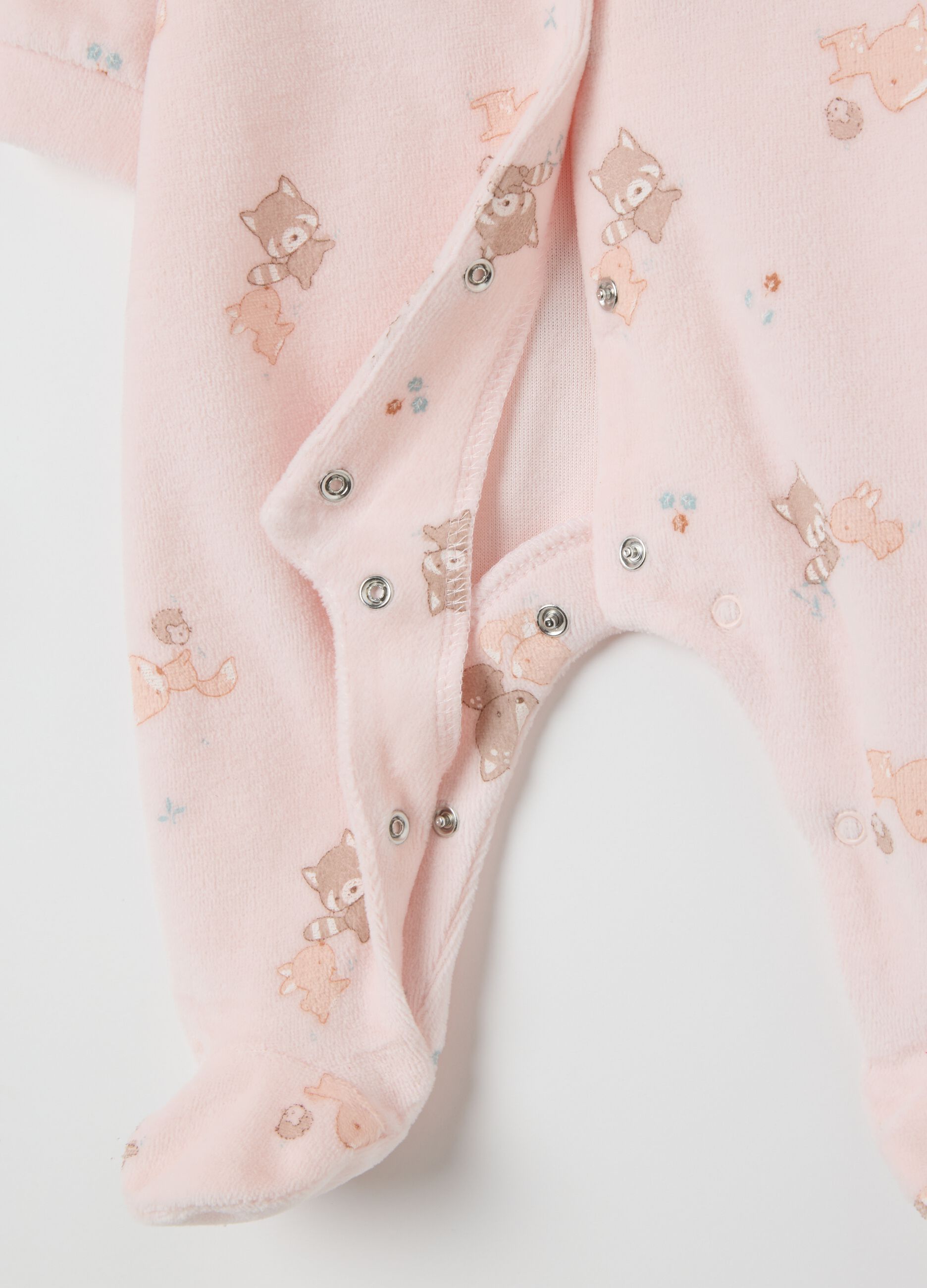 Two-pack pink cotton baby bodysuits with snap closure