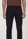 Pantaloni neri in twill di cotone elasticizzato slim fit_2