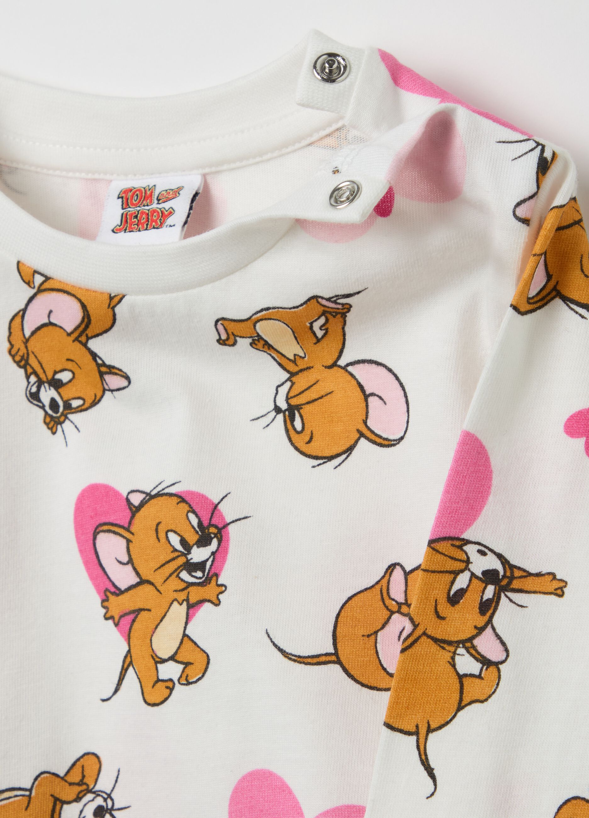 Cotton pyjamas with Jerry print