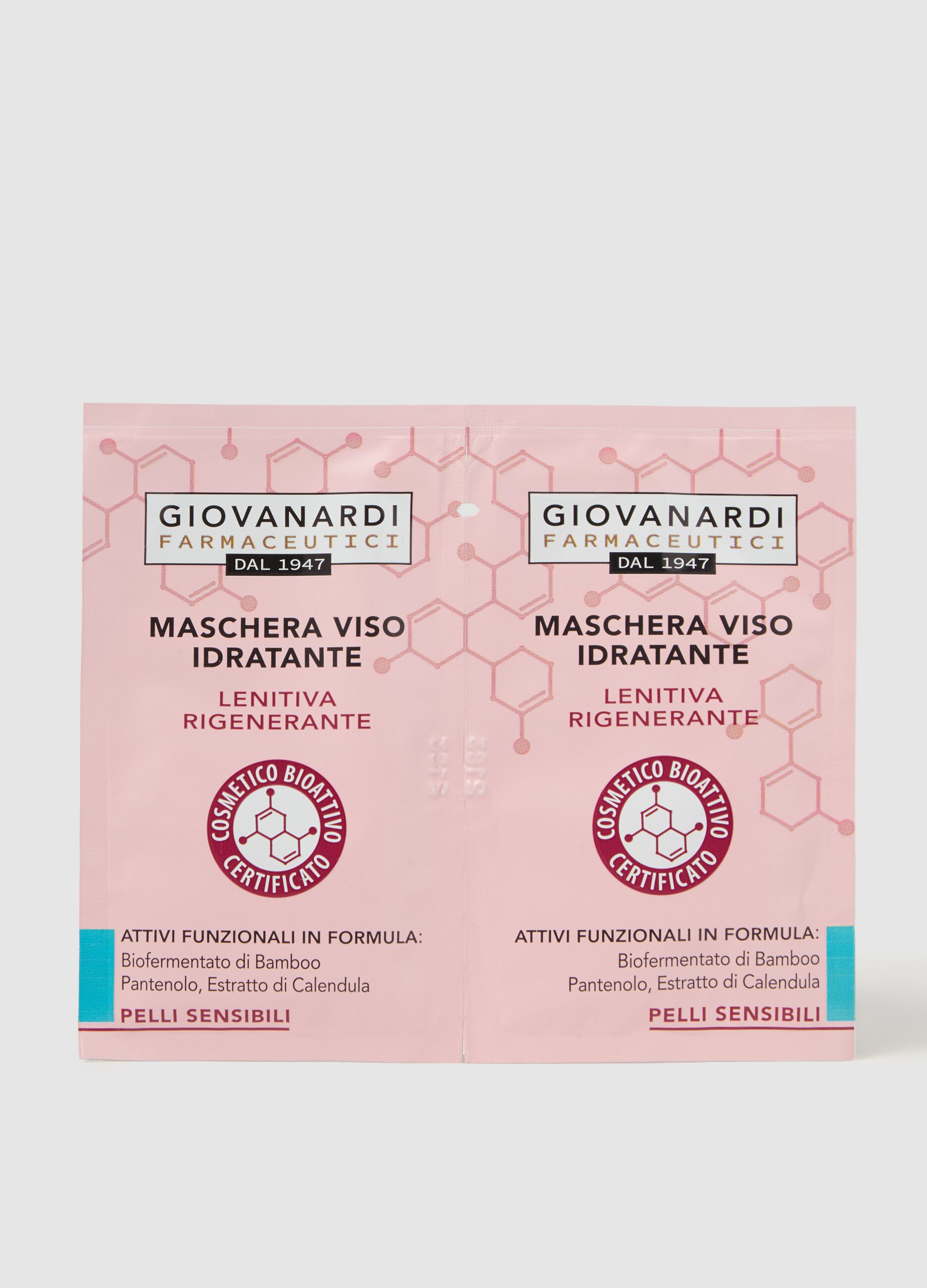 Moisturising face mask