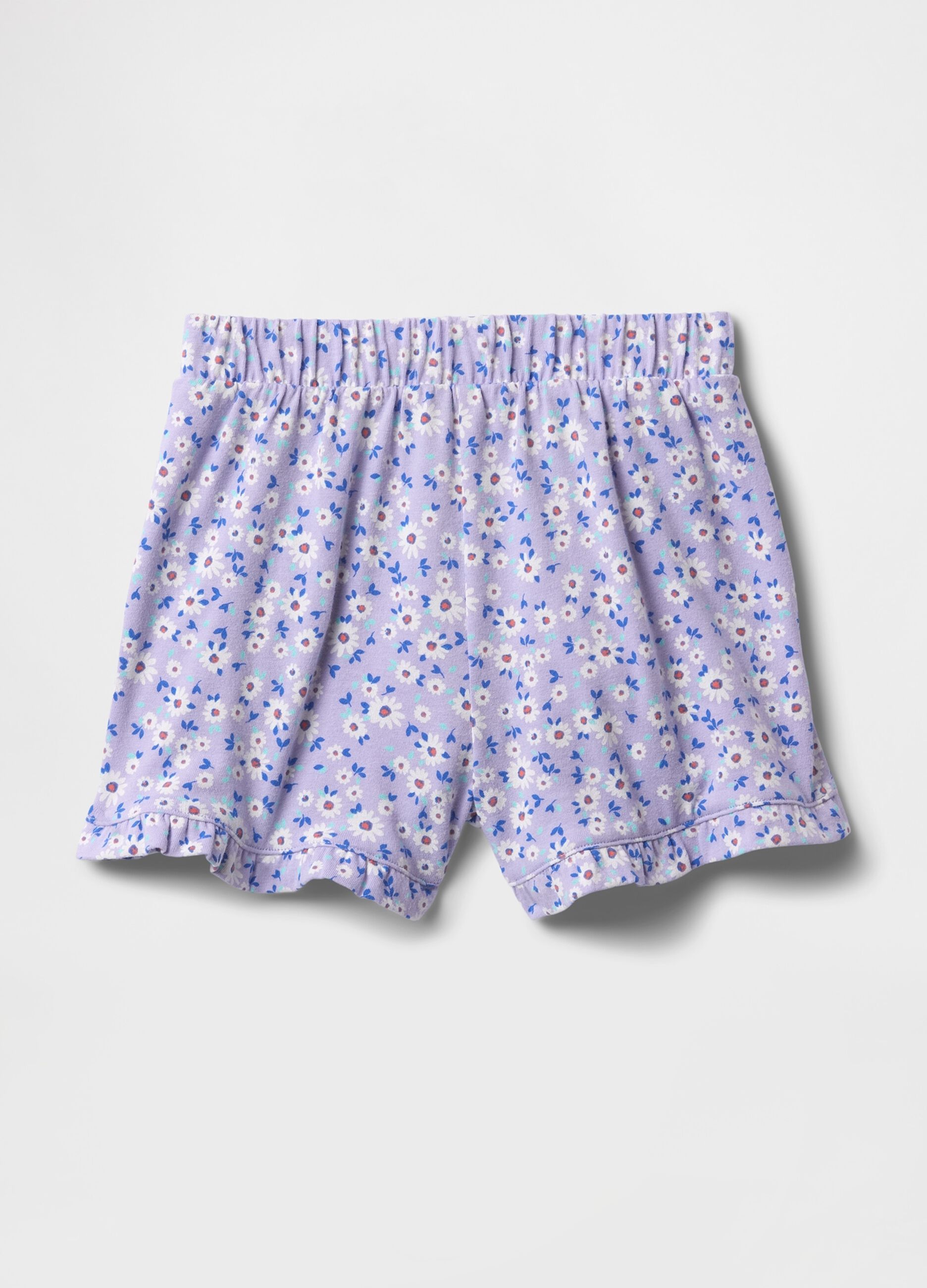 Spring Summer 2025 Purple Floral Shorts