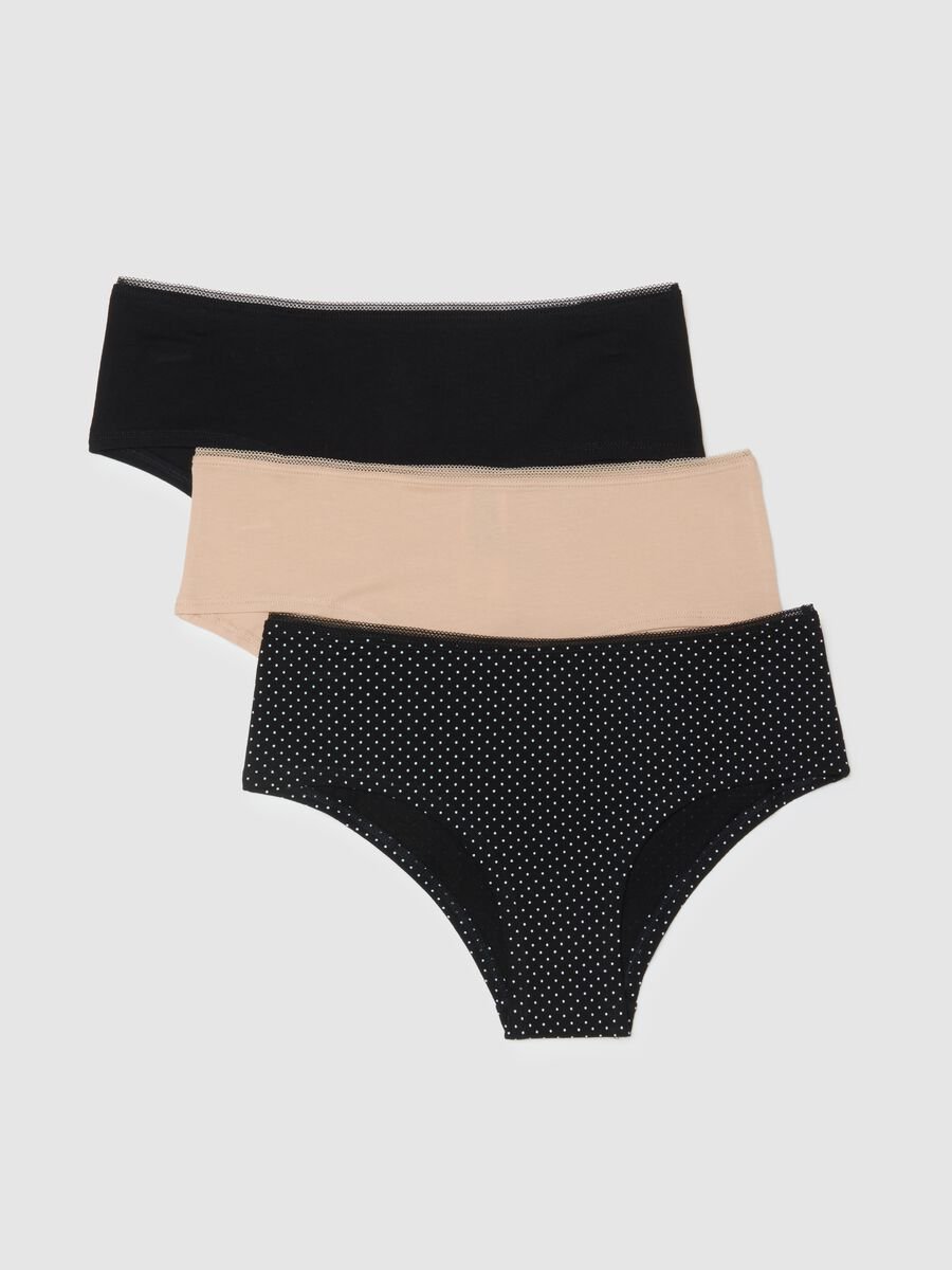 Tripack slip multicolor in cotone elasticizzato regular fit_4