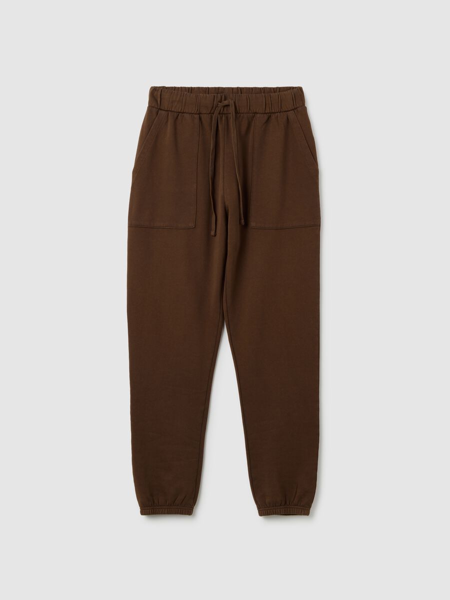 Men's Brown Cotton Trousers_4