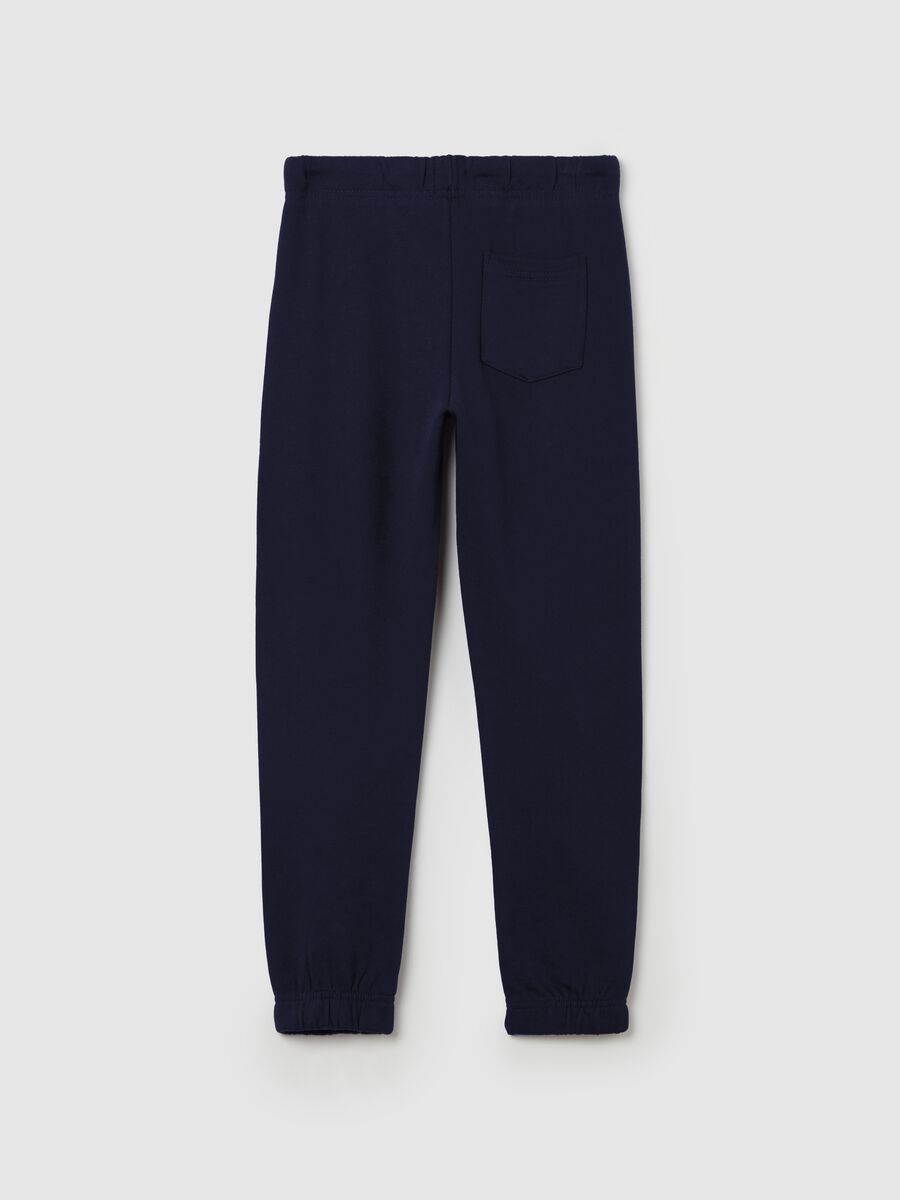 Joggers in felpa con coulisse_4