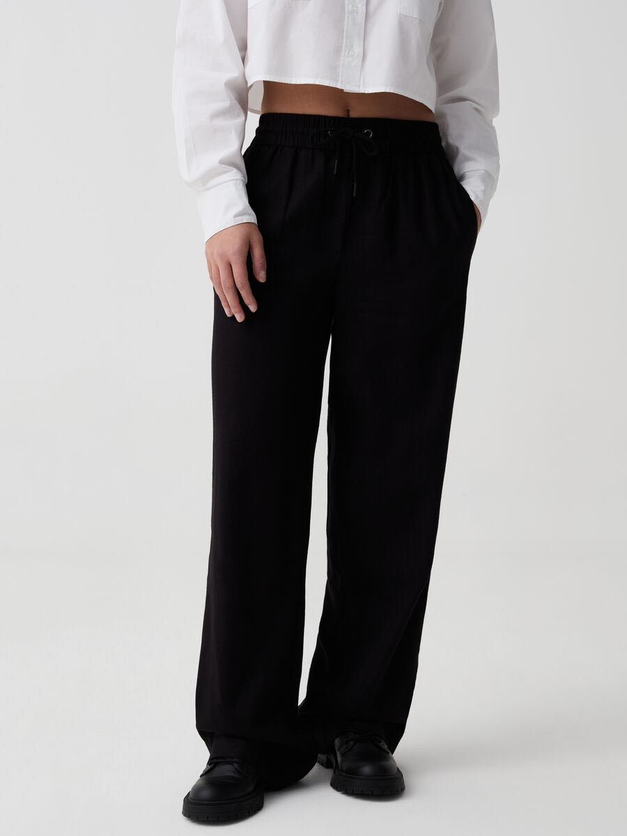 Relaxed-fit joggers with drawstring_1