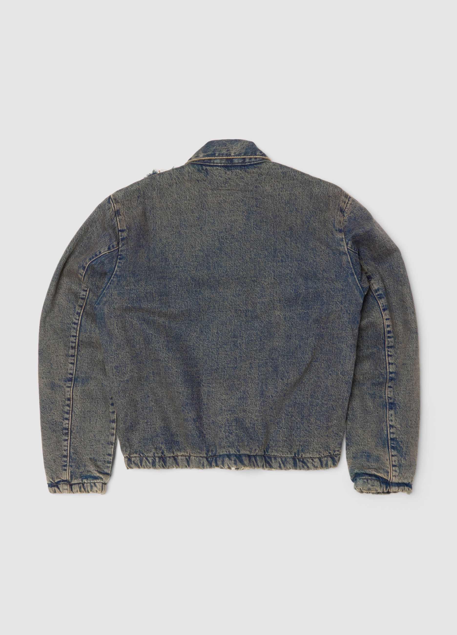 Denim Padded Jacket Vintage Dark Blue