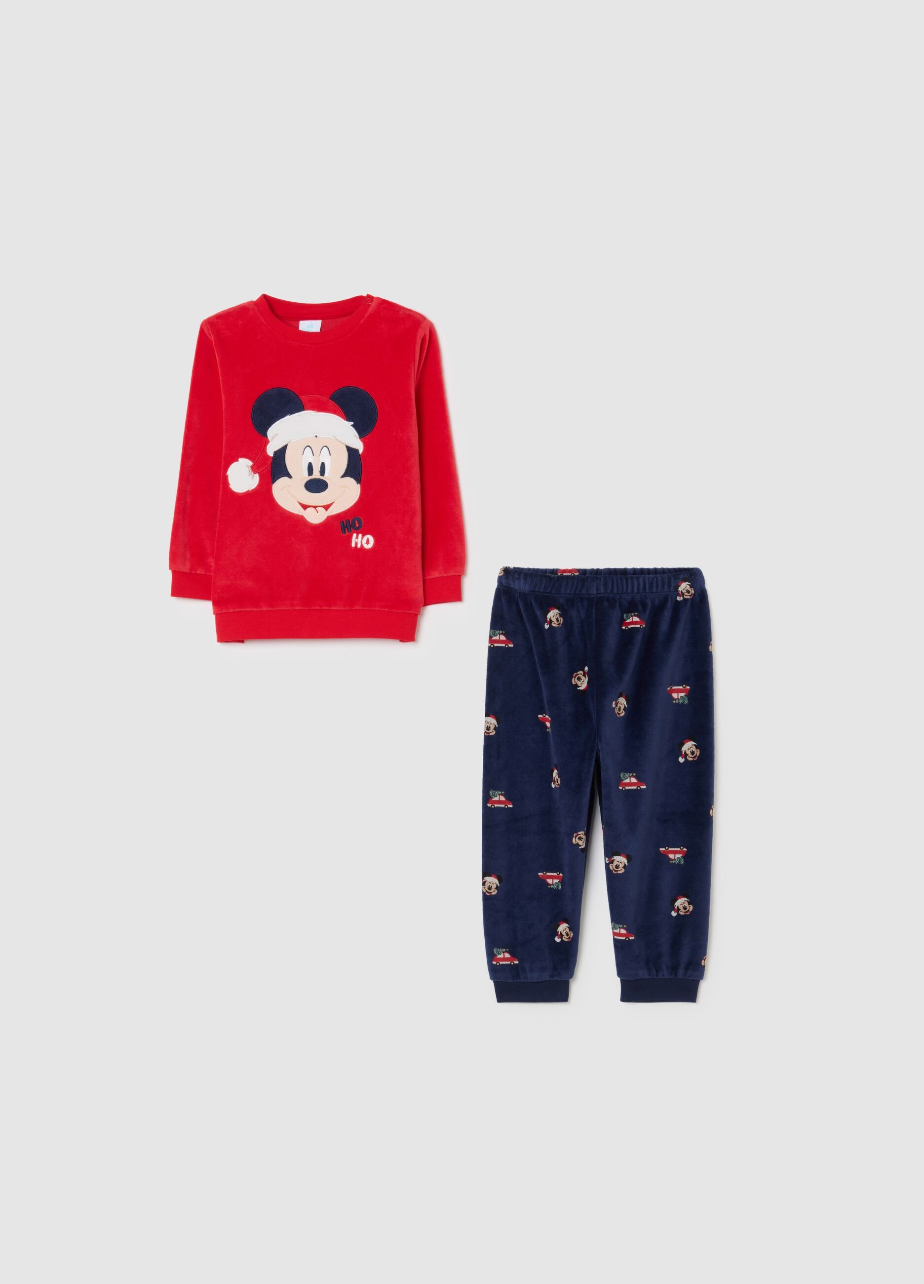 Multicolour cotton-blend baby pyjamas, regular fit with print