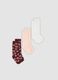 3-pack of multicoloured long socks in stretch organic cotton_0
