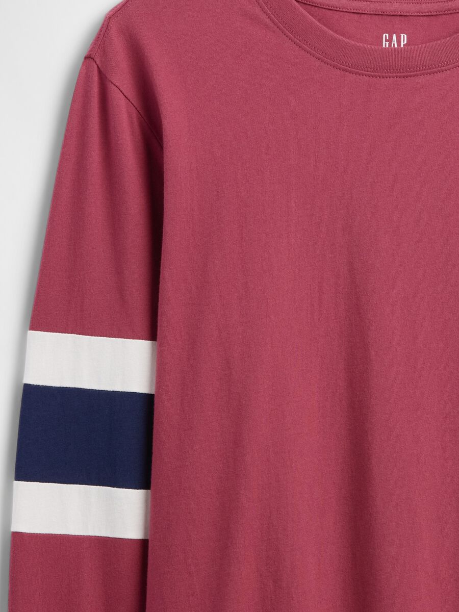 Red Long-Sleeve Cotton Shirt_3