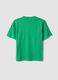 Green pure cotton kids&rsquo; T-shirt with Minecraft prints_1
