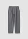Grey regular-fit trousers with chevron pattern_4