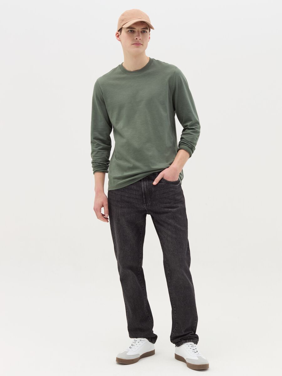 Long-sleeved T-shirt in cotton_1