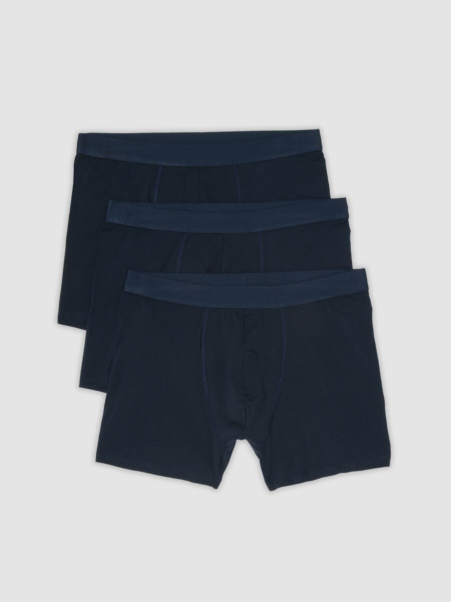 3-pack of blue organic cotton boxer shorts_4