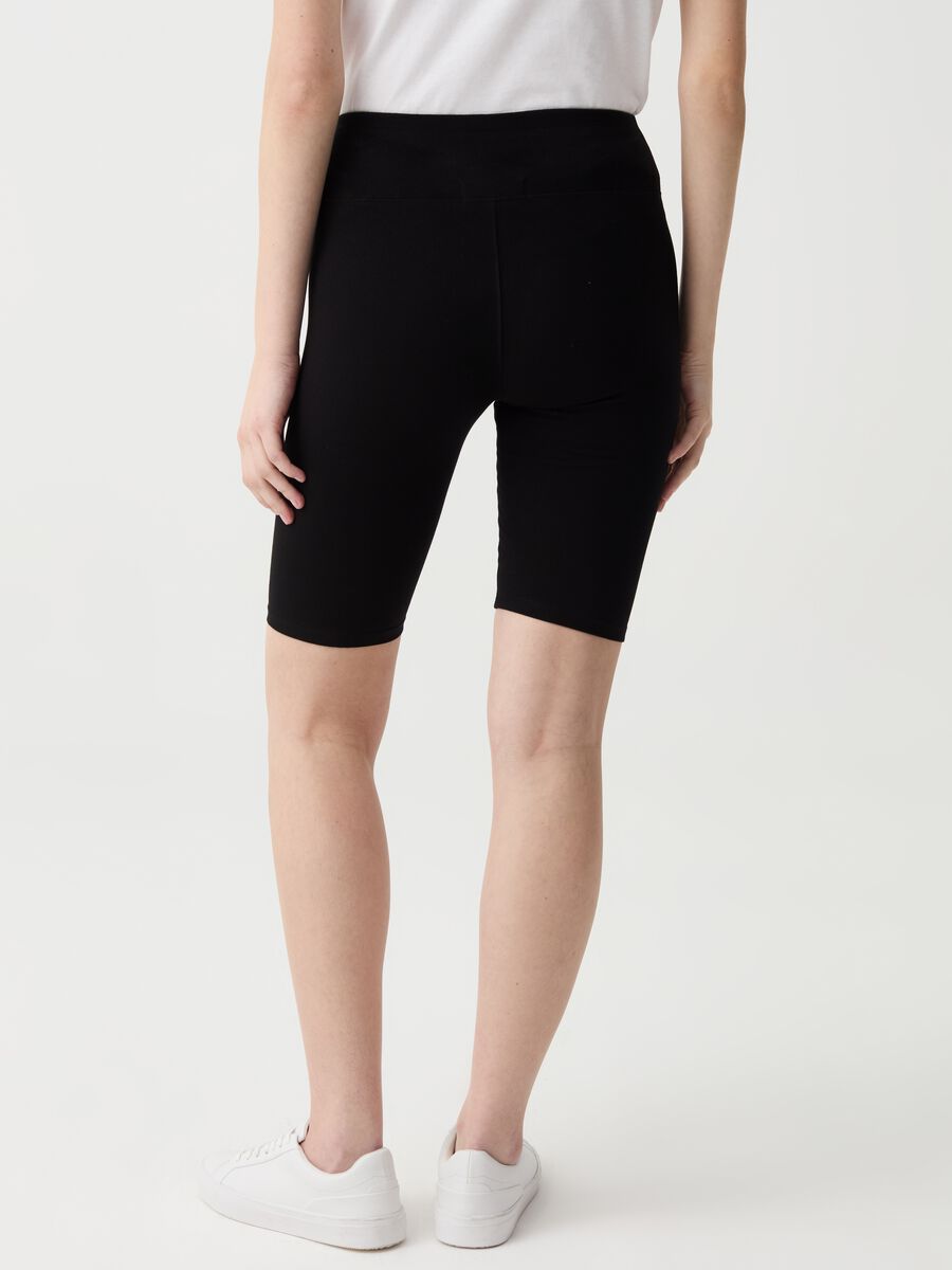 Leggings ciclista Essential in cotone stretch_2