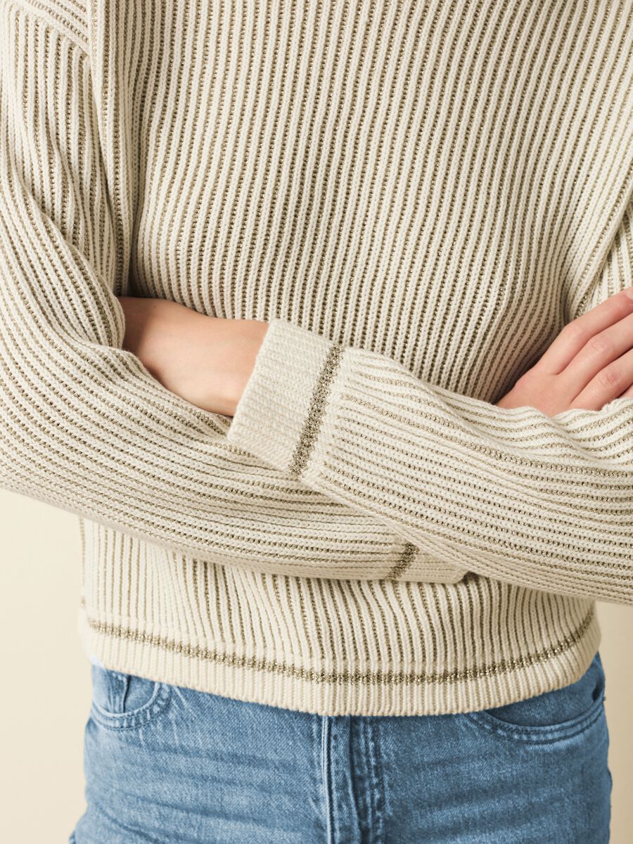 Intarsia design pullover_2