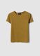 Green pure linen short-sleeve T-shirt, regular fit_4