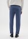 Blue Striped Slim Fit Trousers_2