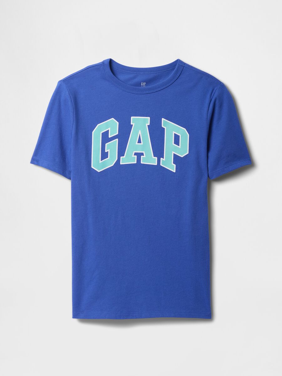 Blue GAP Logo Cotton T-shirt_0