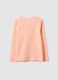 Girls' pink pure cotton T-shirt regular fit with prints_1
