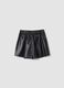 Shorts neri con pieghe_5