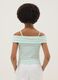 Girls&rsquo; multicolour striped stretch cotton camisole top_1