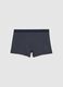 Boys' Blue Stretch Cotton Boxers_1