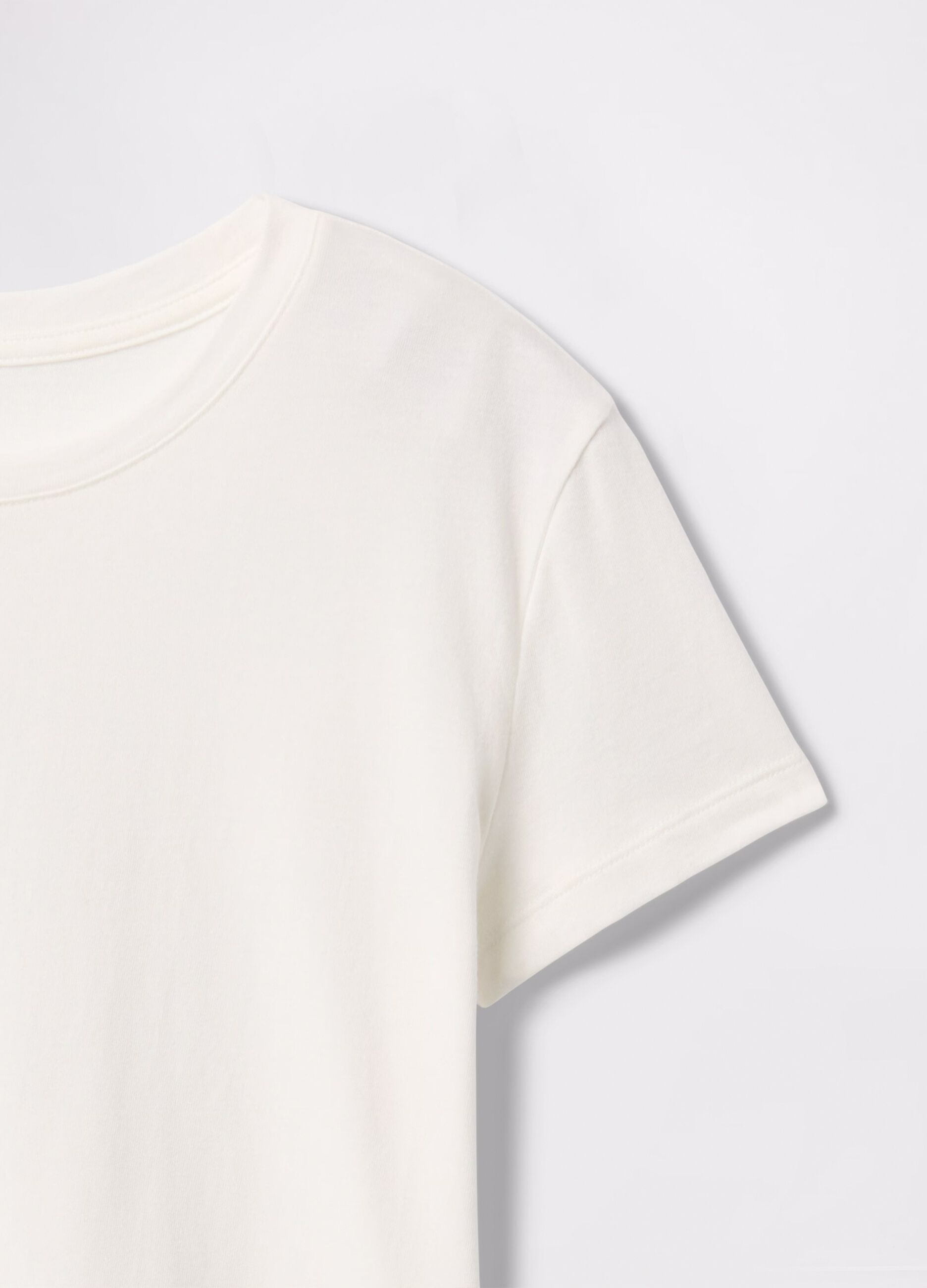 White cotton T-shirt