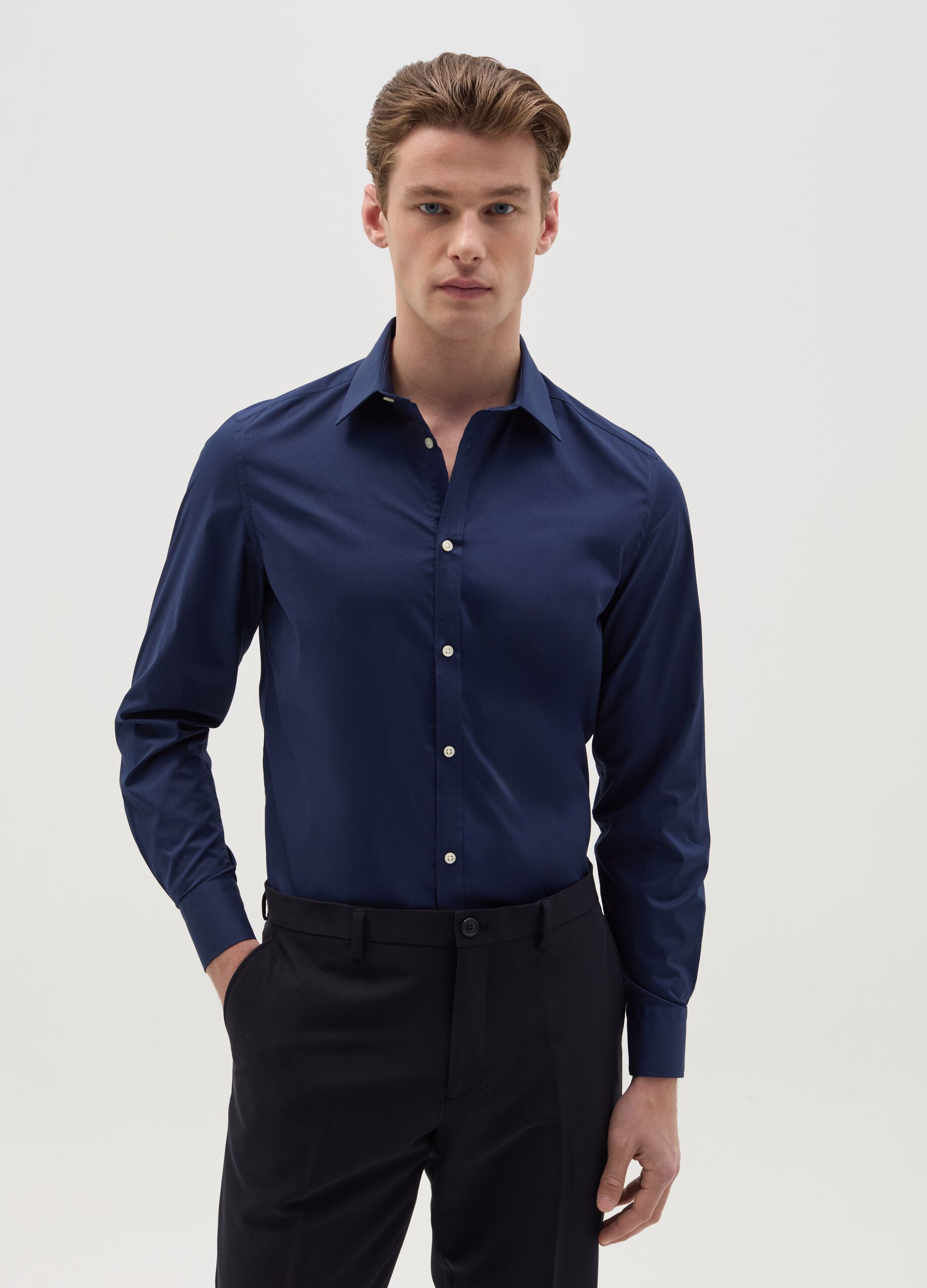 Camicia slim fit easy iron