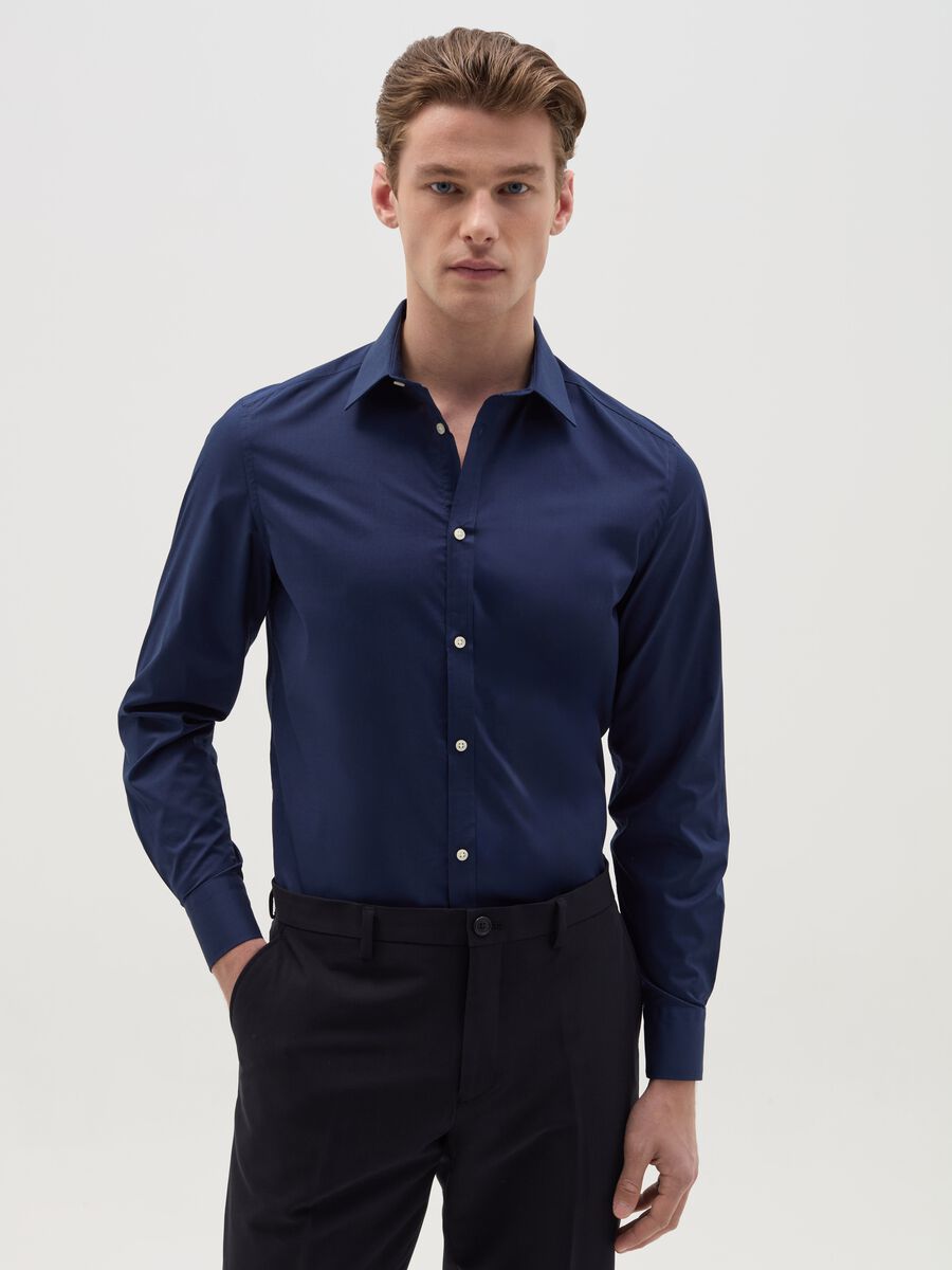 Slim-fit easy-iron shirt_0