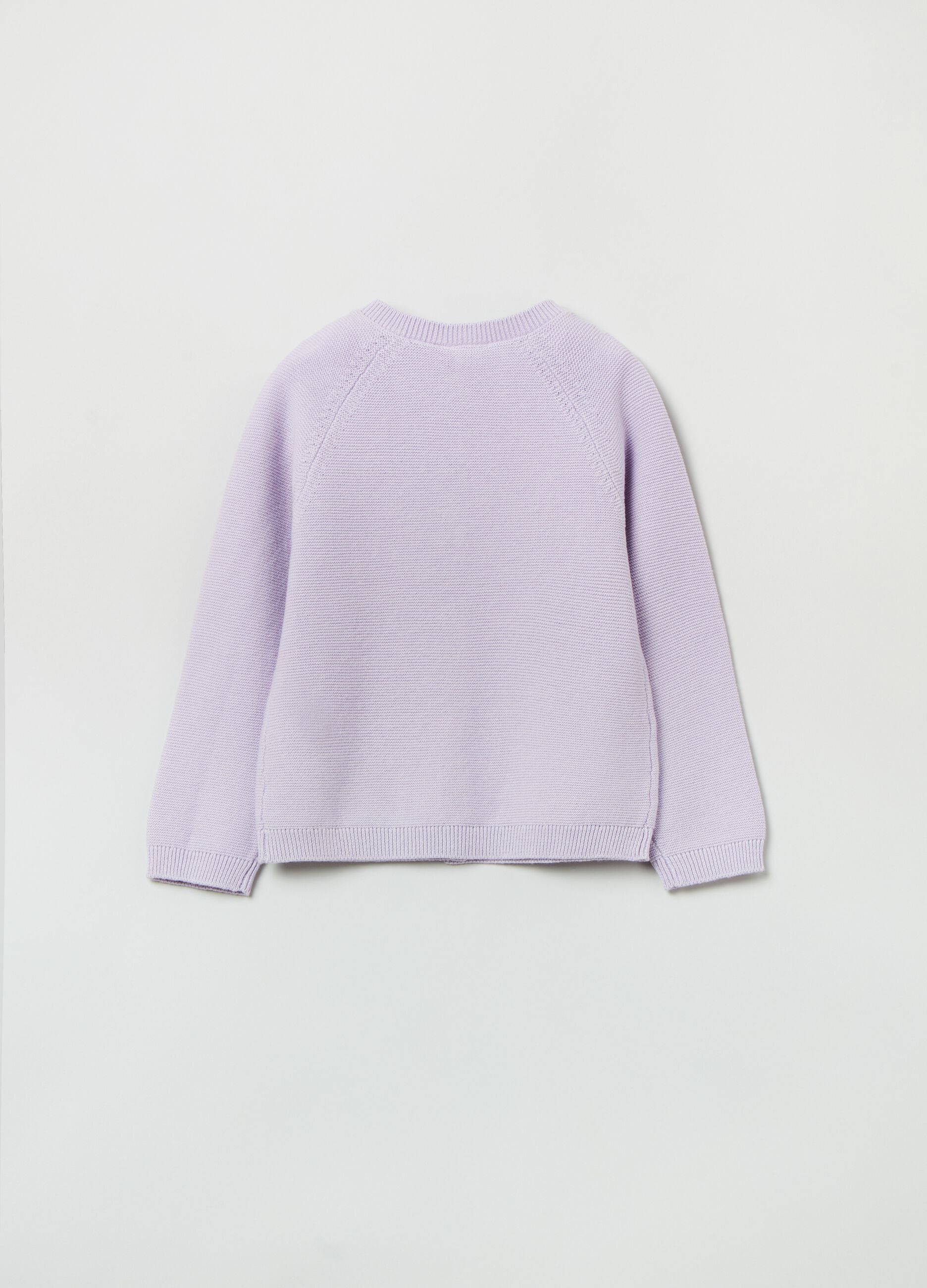 Cardigan tricot con maniche raglan_1