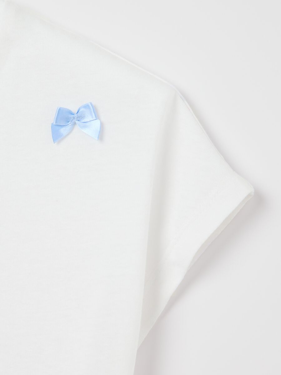 Light blue pyjama top with bows_5