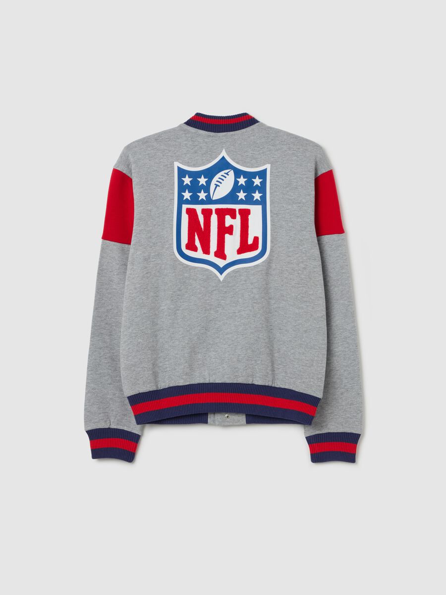 Varsity bomber jacket with NFL embroidery_4