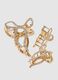 Golden hair accessory tripack with rhinestones_2