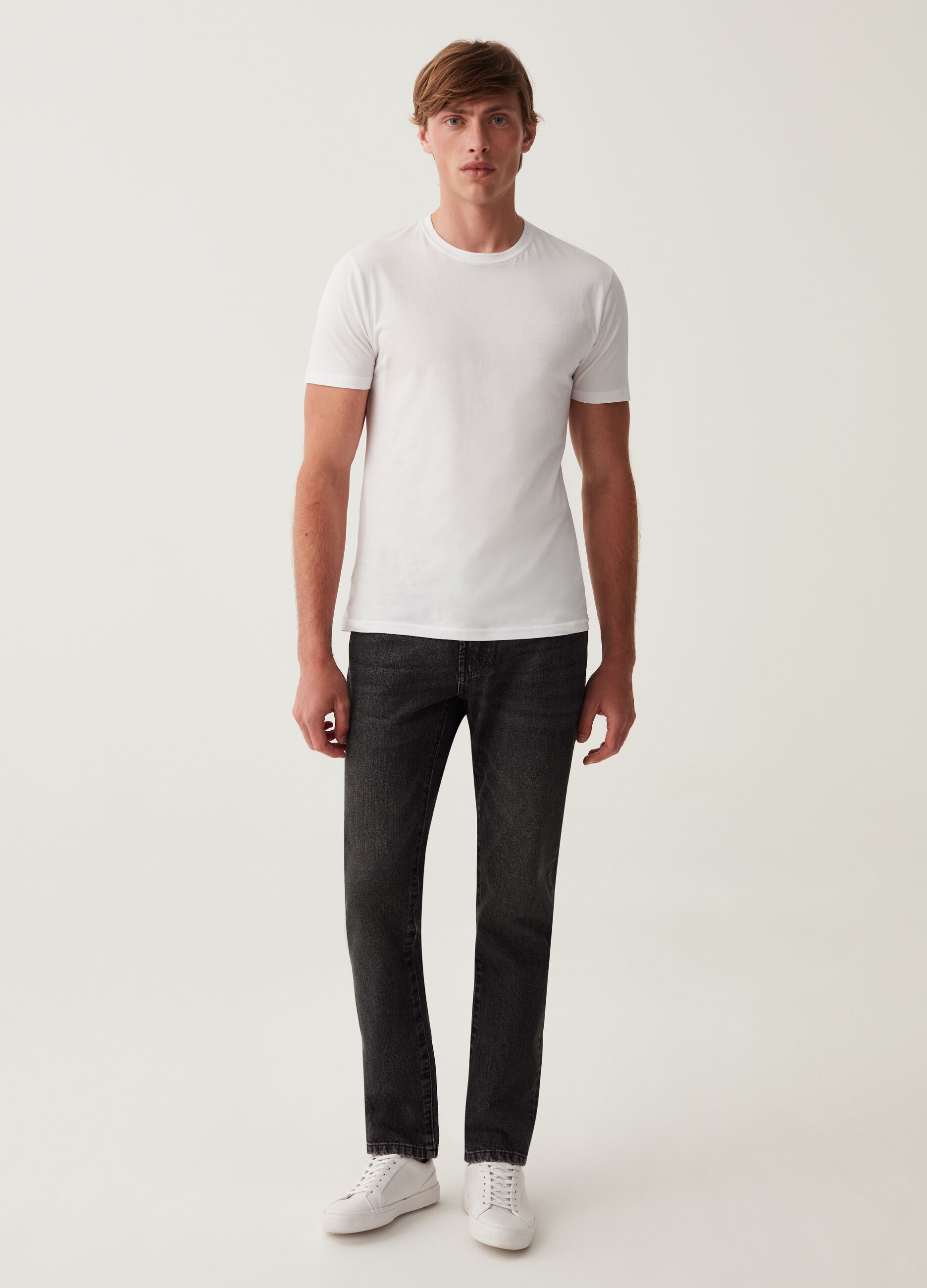 Jeans regular fit acid wash_0