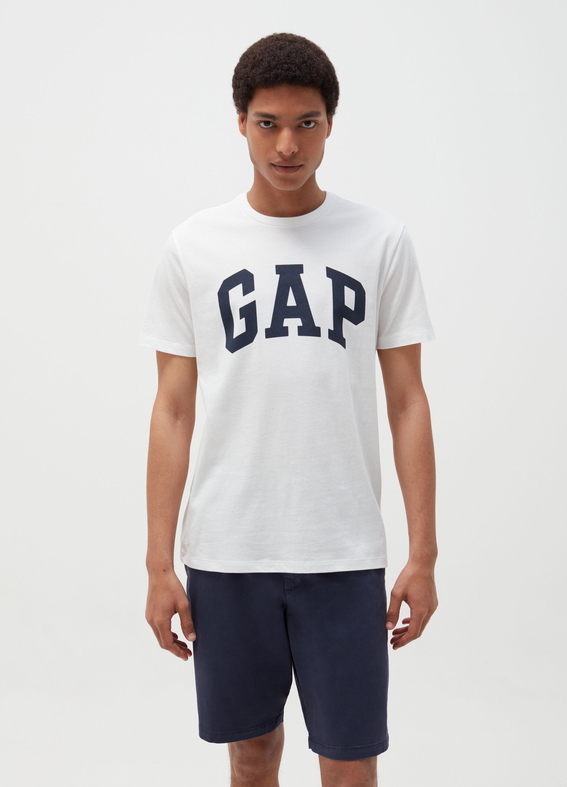 Chino Bermuda shorts in Lyocell and cotton