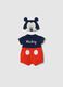 Multicolour pure cotton baby set shaped like Mickey Mouse_0