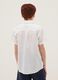 Camicia bianca in misto lino e cotone da ragazzo regular fit_1