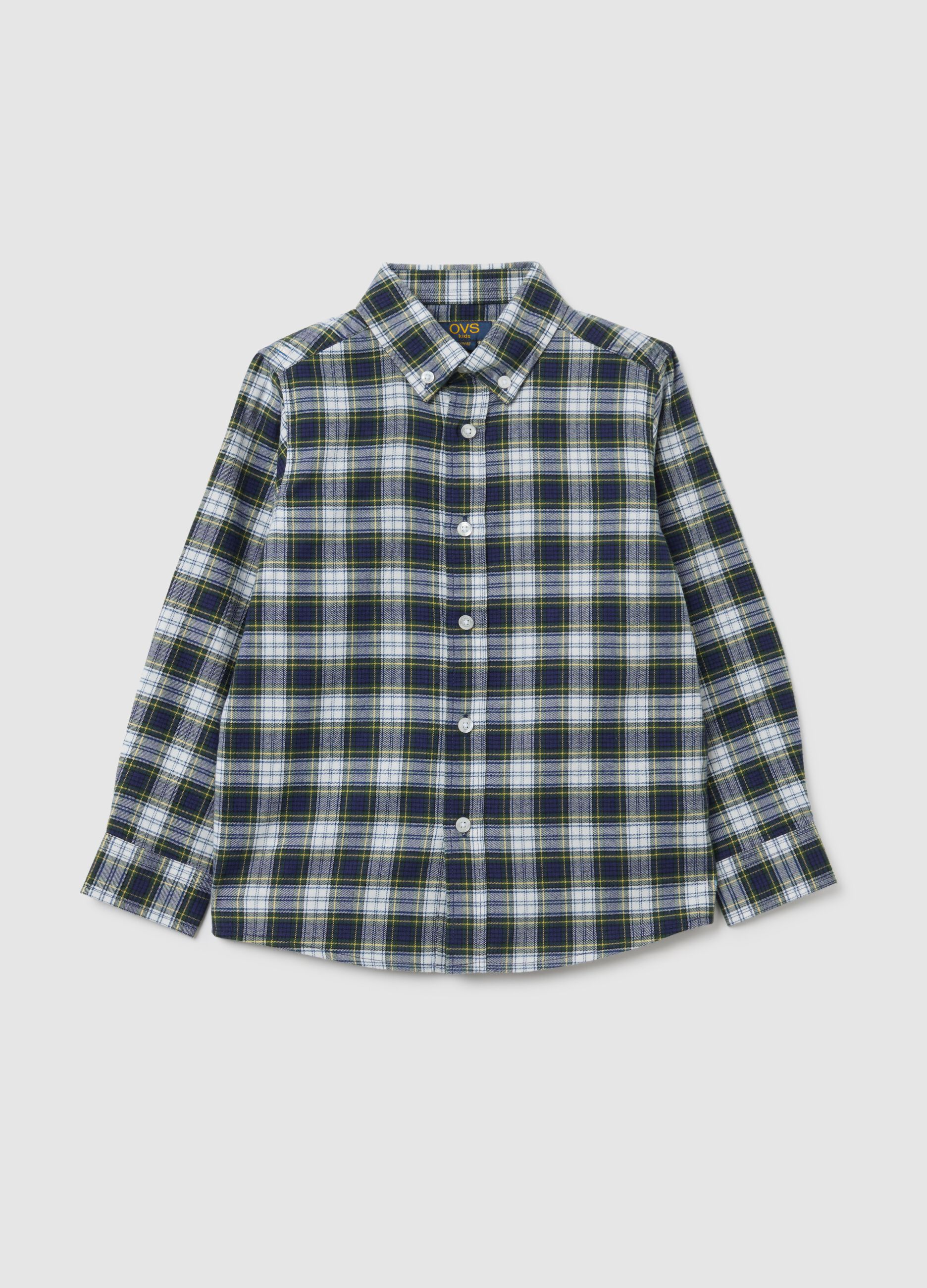 Multicolour regular fit pure cotton children's shirt
