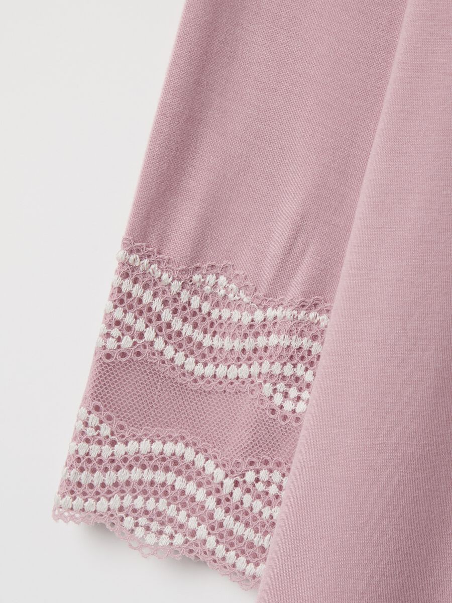 Modal nightshirt with contrasting details_5