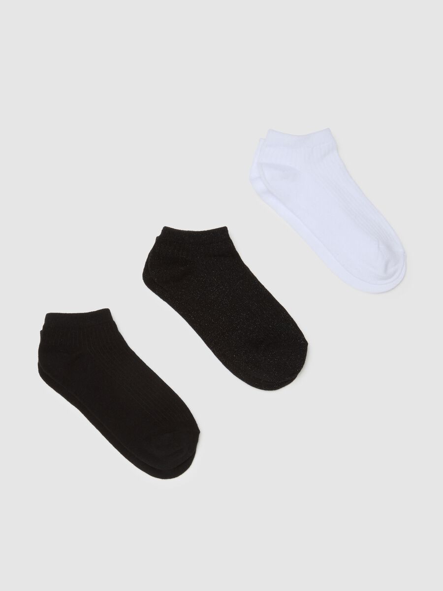 Set tripack calzini in misto cotone multicolor_0