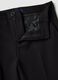 Slim fit black chino trousers_5