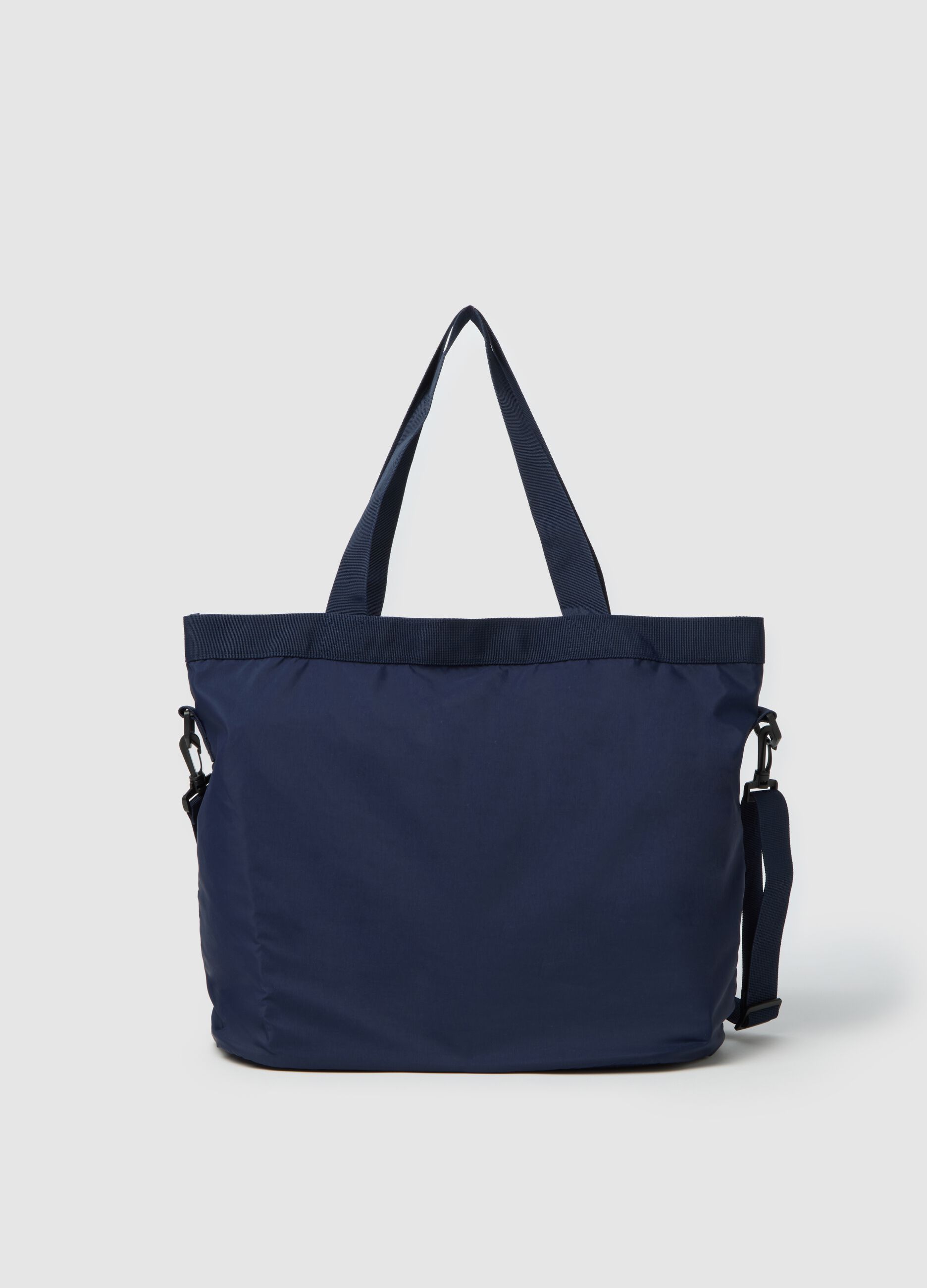Borsa da uomo in blu con tasche