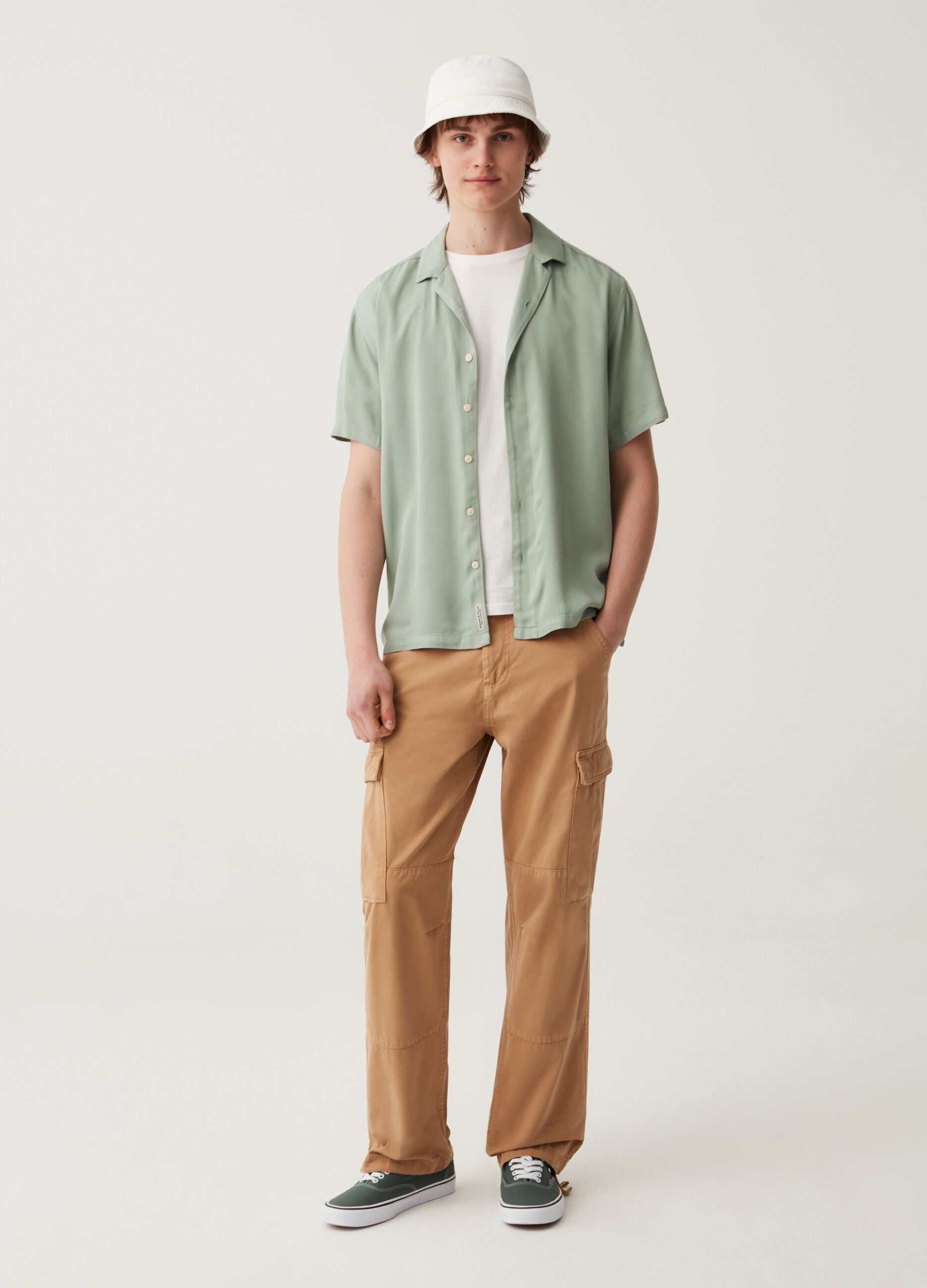 Camicia oversize in viscosa sostenibile Grand&Hills_0