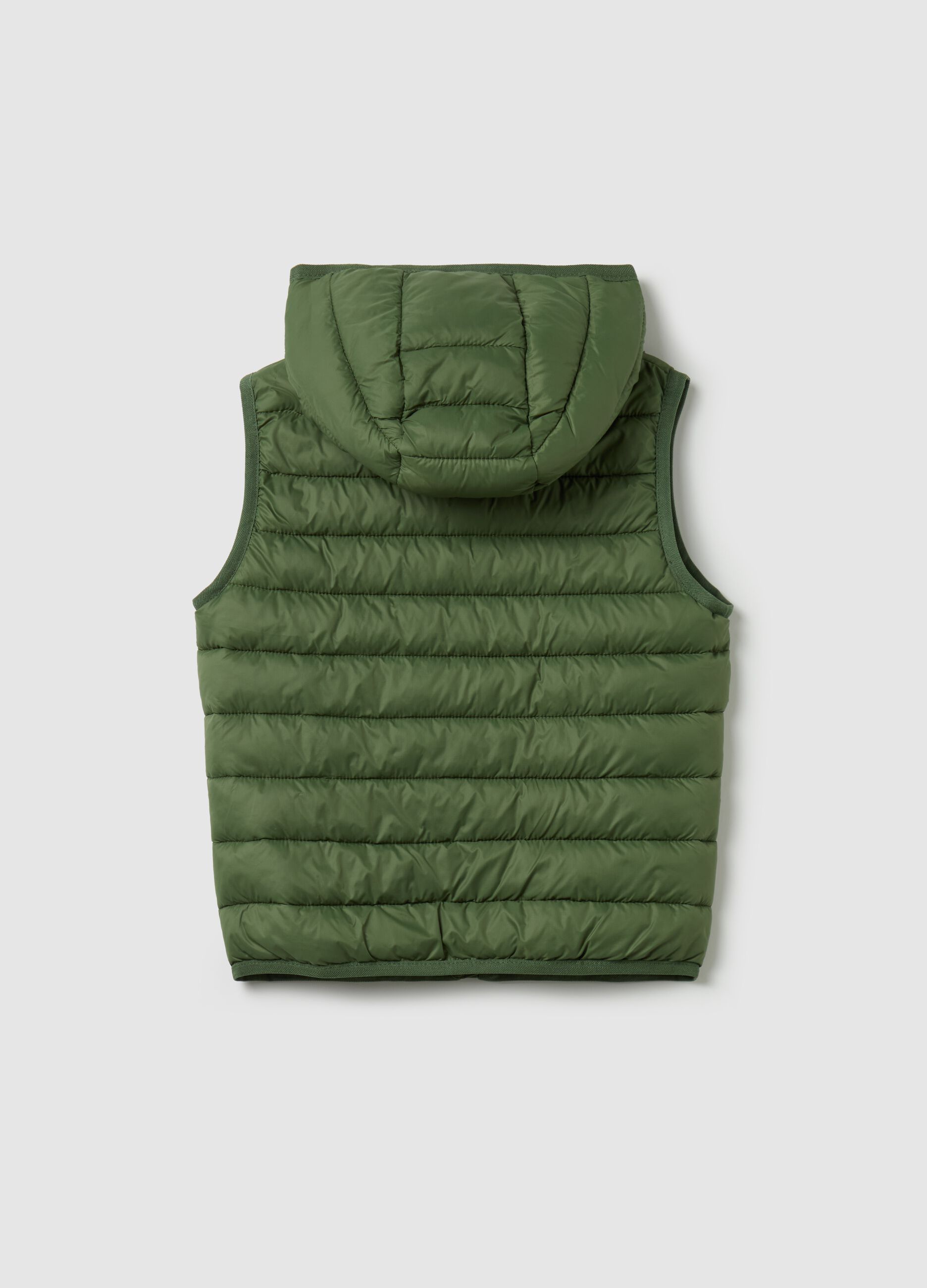 Ultralight gilet with hood