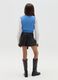 Glossy-effect skort with pockets_1