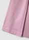Pantaloni culotte rosa in puro cotone organico per bambina_3