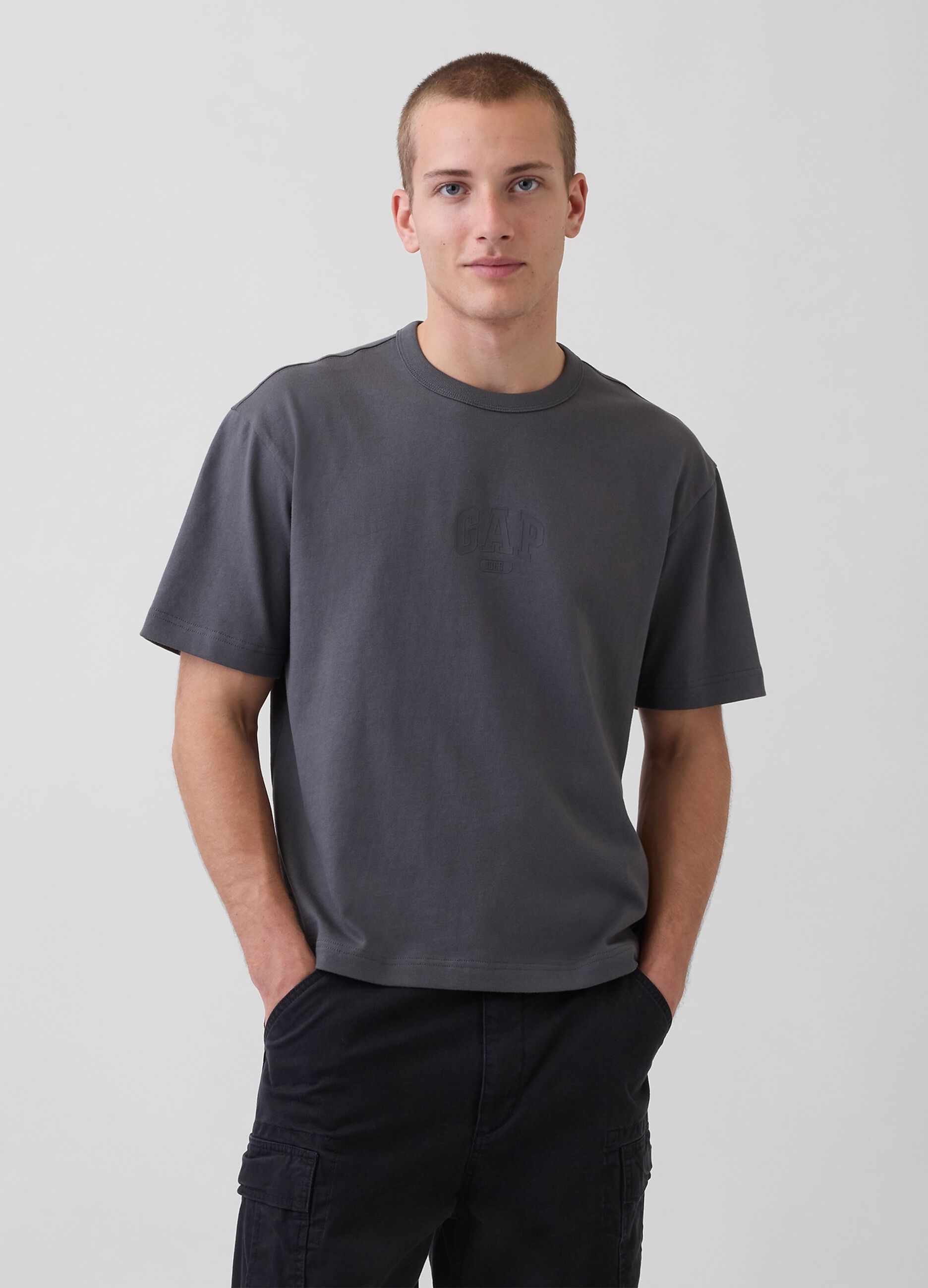 Pure cotton short-sleeve T-shirt