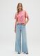 Regular fit pink pure cotton T-shirt_0